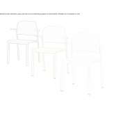 Polypropylene chair with armrests Barroso