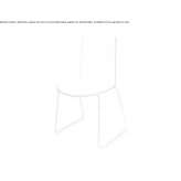 Polypropylene chair based on a sled Holic
