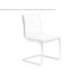 Cantilever leather reception chair Marsing