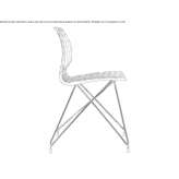 Restaurant chair made of polypropylene Ossana
