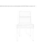 Leather upholstered chair Moengo