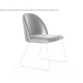 A fabric chair based on a sleigh Jesewitz