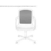 Swivel chair with 4-star base Marga