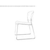 Stackable plastic chair Plano