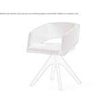 Fabric swivel chair Guixe