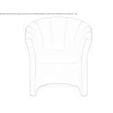 Leather reception chair Mohacs