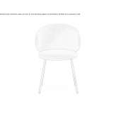 A fabric chair based on a sleigh Chiva