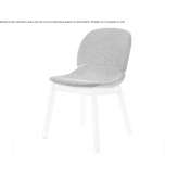 Fabric chair and beech wood legs Owenton