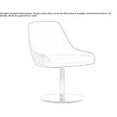 Fabric chair with integrated cushion Illorai