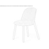 Chair upholstered with fabric Pinaronu
