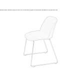 A fabric chair based on a sleigh Fritch