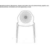 Stackable, die-cast aluminum chair Vargas
