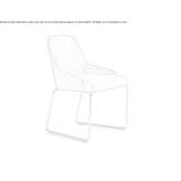 Upholstered chair based on a sled Clarcona