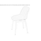 Fabric chair Fritch