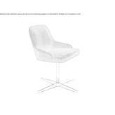 Upholstered swivel chair Clarcona