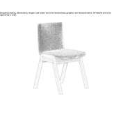 Stackable fabric chair with removable cover Jedlinsk
