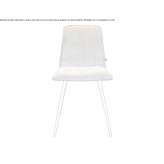 Side chair with 4 legs made of steel tubing Malino