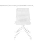 Swivel chair on trestles Wagna