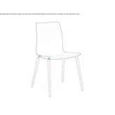 Reception chair made of polypropylene Soelden