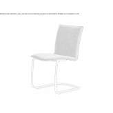 Fabric chair on supports Moolap