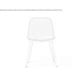 Chair upholstered with fabric Gaiano