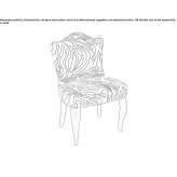 A chair made of quilted fabric Epinouze