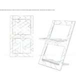Folding plywood chair Gaviao