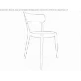 Polypropylene chair Aigle