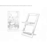 Folding plywood chair Gaviao