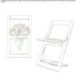 Folding plywood chair Gaviao