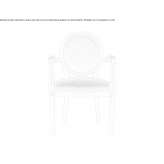 Medallion fabric chair with armrests Laurens