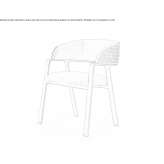 Chair with armrests Pennard