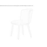 Upholstered chair Oiapoque