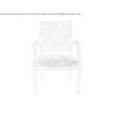 Beech chair with armrests Dudar