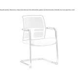 Cantilever chair with armrests Lobios