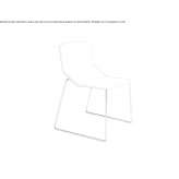 Structural chair made of polyurethane, stackable Kalkara