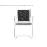 Stackable cantilever chair with armrests Morawica