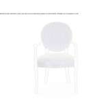 Medallion fabric chair with armrests Kitimat