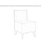 Fabric chair Aying