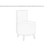 Fabric chair Aying