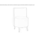 Fabric chair Aying