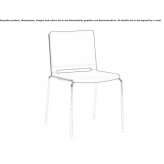 Stackable fabric reception chair Sveg
