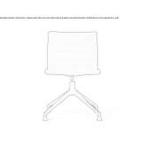 Fabric trestle reception chair Orillia