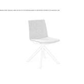 Upholstered trestle chair Asker