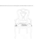 Beech chair with armrests Kitimat