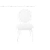 A medallion-shaped fabric chair Poll
