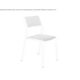 Upholstered and stackable chair Bennwihr