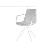 A trestle chair with armrests Tervel