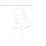 Folding plastic chair Bennwihr