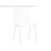 Stackable plywood chair Rakitje